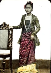Mulher birmanesa, c.1880s